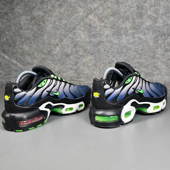 Nike Air Max Plus GS Tn Kids 4Y Icons Deep Royal Scream Green CD0609-021