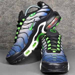 Nike Air Max Plus GS Tn Kids 4Y Icons Deep Royal Scream Green CD0609-021