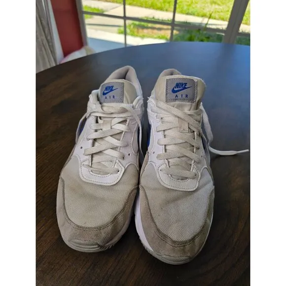 Nike Air Max SC CW4555-101 White /Game Royal-Wolf Grey Blue Men's Shoes Size 9.5