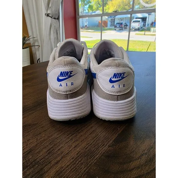 Nike Air Max SC CW4555-101 White /Game Royal-Wolf Grey Blue Men's Shoes Size 9.5