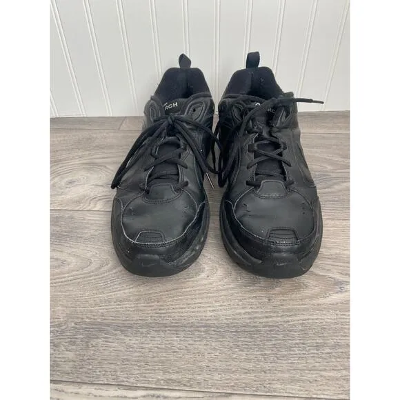 Nike Air Monarch IV (4E) Men's 12.5 Triple Black 415445-001 Sneakers Training