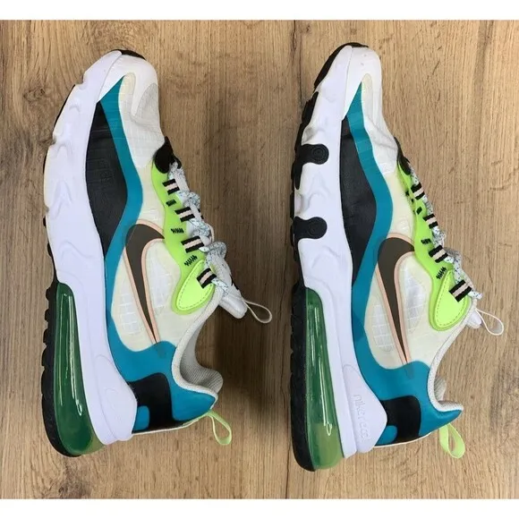 Nike Air React Oracle Sneakers Shoes Youth Size 7Y Color Block CJ4060-300