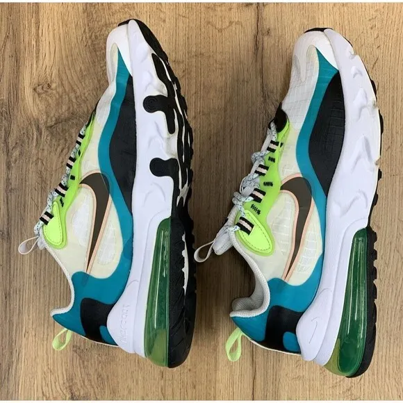 Nike Air React Oracle Sneakers Shoes Youth Size 7Y Color Block CJ4060-300