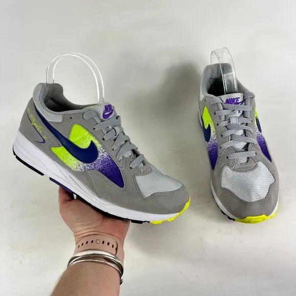 Nike Air Skylon 2 Sneakers Men's 8 Volt Gray Lace Up athletic Running Shoes gym