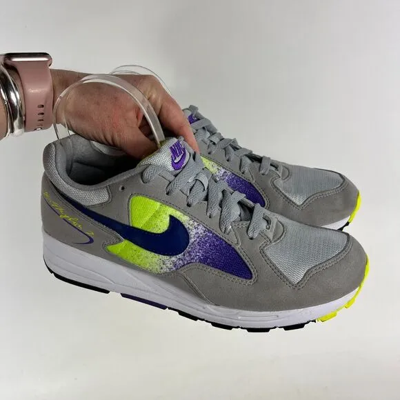 Nike Air Skylon 2 Sneakers Men's 8 Volt Gray Lace Up athletic Running Shoes gym