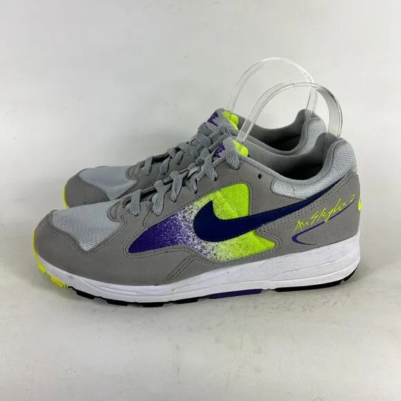 Nike Air Skylon 2 Sneakers Men's 8 Volt Gray Lace Up athletic Running Shoes gym