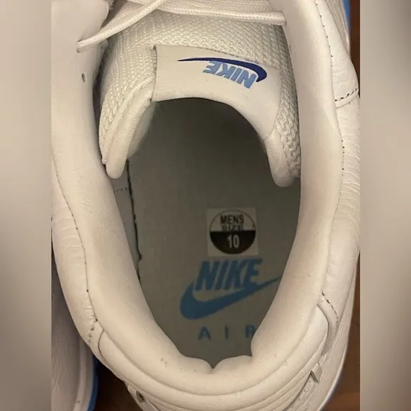 Nike Air Trainer 1 Men's Shoes, White/ University Blue, size 10