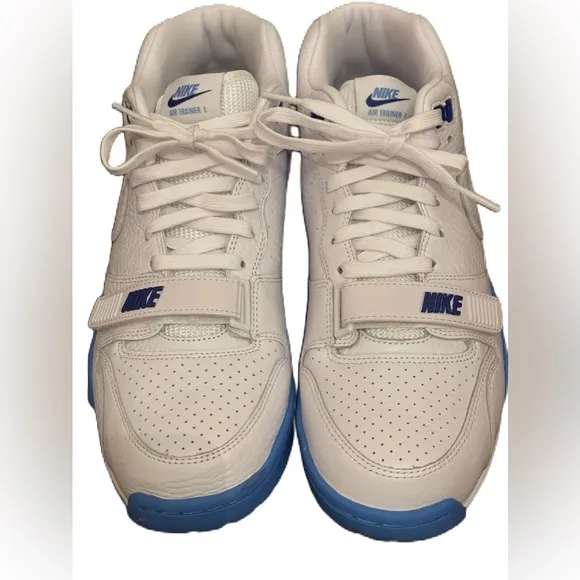 Nike Air Trainer 1 Men's Shoes, White/ University Blue, size 10