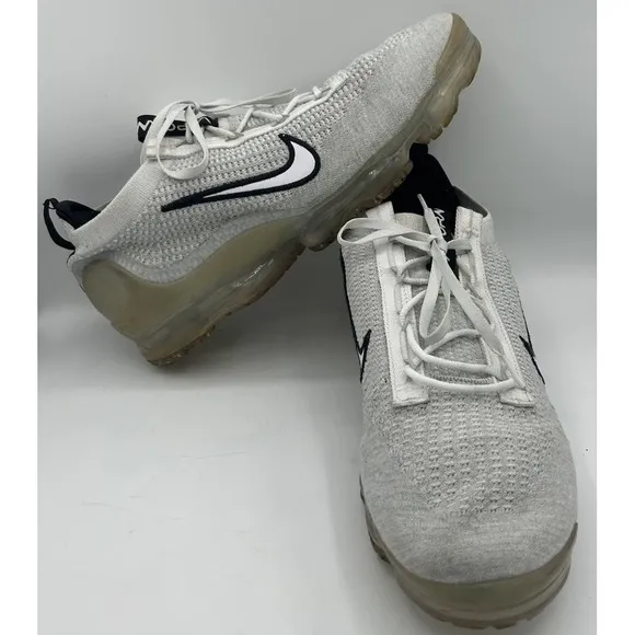 Nike Air Vapormax 2021 Flyknit Sneakers DH4084-100 White Men's Size 13