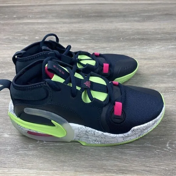 Nike Air Zoom Crossover 2 Mid Dark Obsidian Lime Blast - FB2689-400 Size 5Y