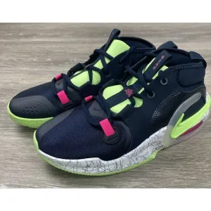 Nike Air Zoom Crossover 2 Mid Dark Obsidian Lime Blast - FB2689-400 Size 5Y
