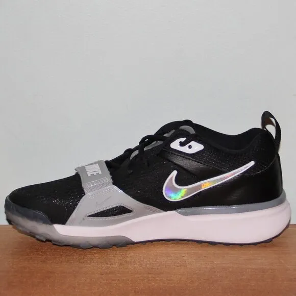 Nike Air Zoom Diamond Elite Turf Baseball Shoes Mens 8.5 Black