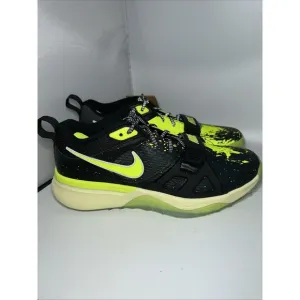 Nike Air Zoom Diamond Elite Volt/Black Turf Baseball Shoes Men's 9 FV6100-001