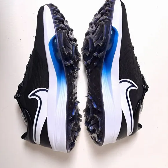 Nike Air Zoom Infinity Tour  Golf Shoes Sneakers Men Size 9.5 Black Blue