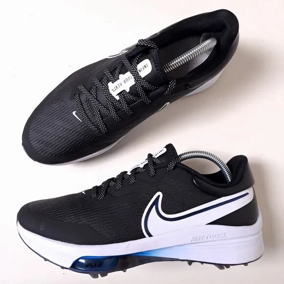 Nike Air Zoom Infinity Tour  Golf Shoes Sneakers Men Size 9.5 Black Blue