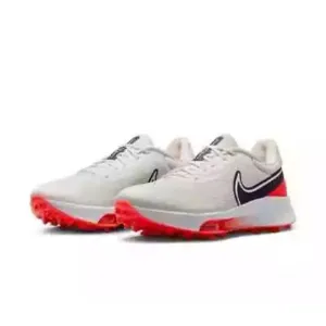 Nike Air Zoom Infinity Tour Golf Shoes White Crimson DC5221-041‎ Men's Size 9