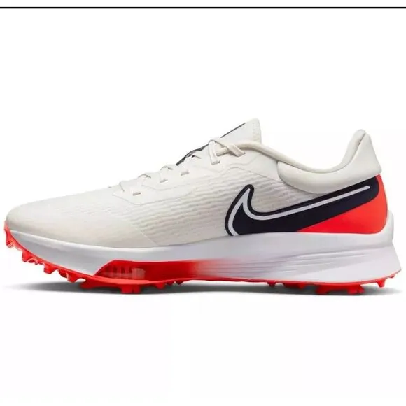 Nike Air Zoom Infinity Tour Golf Shoes White Crimson DC5221-041‎ Men's Size 9