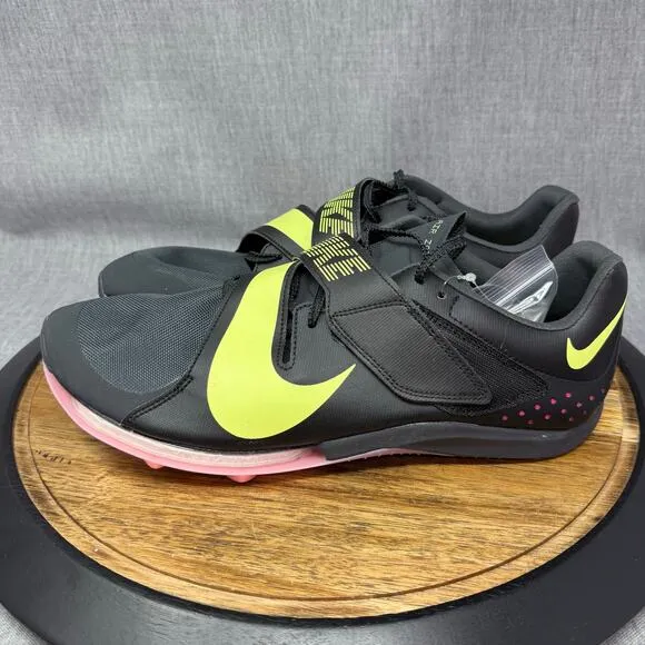 Nike Air Zoom LJ Elite Men's Size 13 Track and Field Shoes Spikes Black