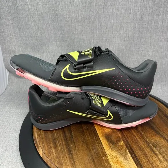 Nike Air Zoom LJ Elite Men's Size 13 Track and Field Shoes Spikes Black
