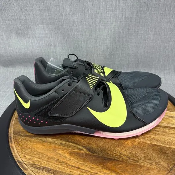 Nike Air Zoom LJ Elite Men's Size 13 Track and Field Shoes Spikes Black