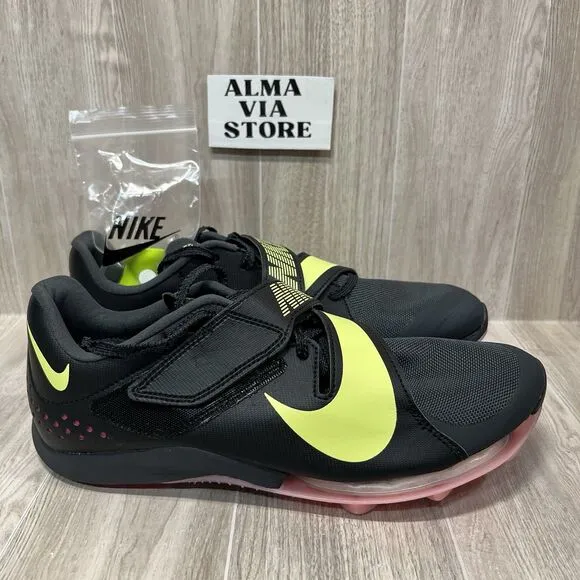 Nike Air Zoom LJ Elite Track &amp; Field Shoes Spikes Black CT0079-001 Men’s 6.5