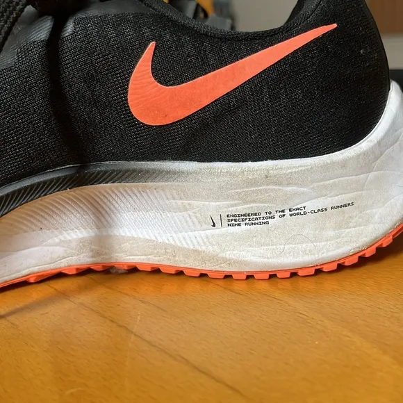 Nike Air Zoom Pegasus 37 Black Bright Mango. Men’s size 7.5. Comes with the box.