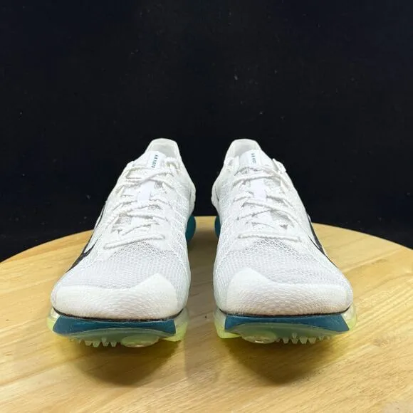 Nike Air Zoom Victory 2 Track Cleats Spikes White Green FD8411-100 Men’s Sz 7.5