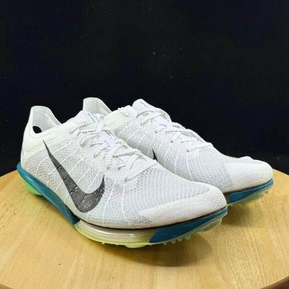 Nike Air Zoom Victory 2 Track Cleats Spikes White Green FD8411-100 Men’s Sz 7.5
