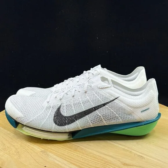 Nike Air Zoom Victory 2 Track Cleats Spikes White Green FD8411-100 Men’s Sz 7.5