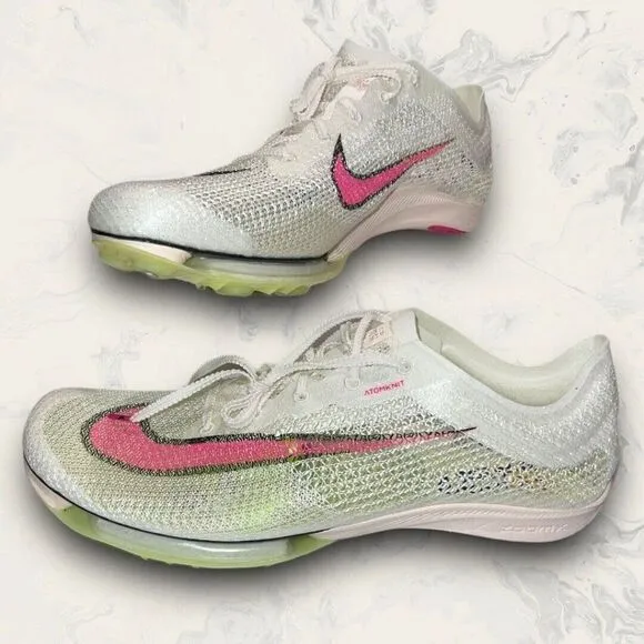 Nike Air Zoom Victory Sail Fierce Pink Track Spike Running Shoes Mens Size 13