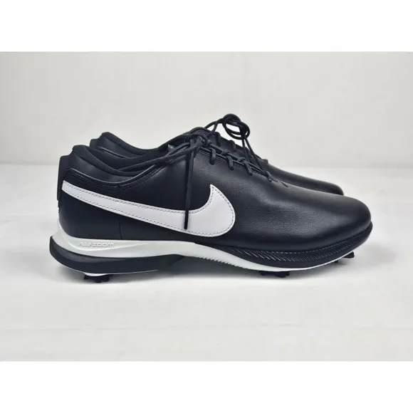 Nike Air Zoom Victory Tour 2 Golf Shoes Mens 10.5 Black Leather DJ6569-001 NWOB