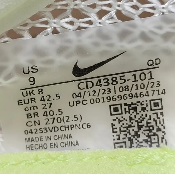 Nike Air Zoom Victory Track &amp; Field Spikes Shoes CD4385-101 Men's Size 9 New