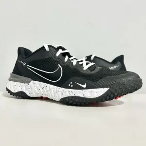 Nike Alpha Huarache Elite 3 Turf “Black White” Men’s Size 9.5 Baseball Shoes