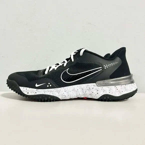 Nike Alpha Huarache Elite 3 Turf “Black White” Men’s Size 9.5 Baseball Shoes