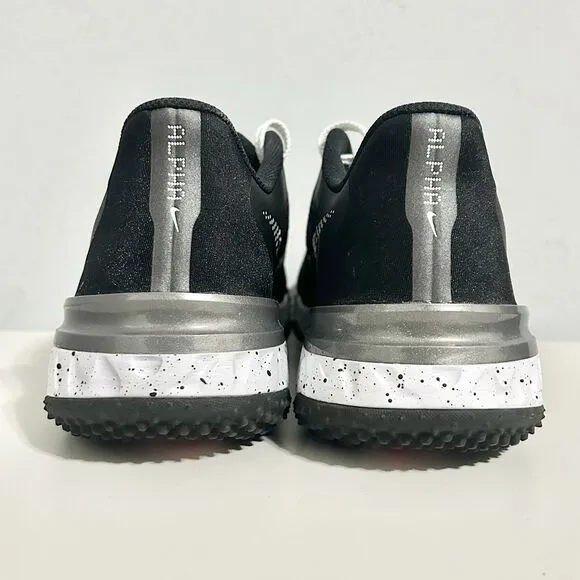 Nike Alpha Huarache Elite 3 Turf “Black White” Men’s Size 9.5 Baseball Shoes
