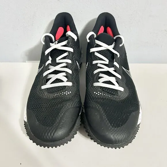 Nike Alpha Huarache Elite 3 Turf “Black White” Men’s Size 9.5 Baseball Shoes