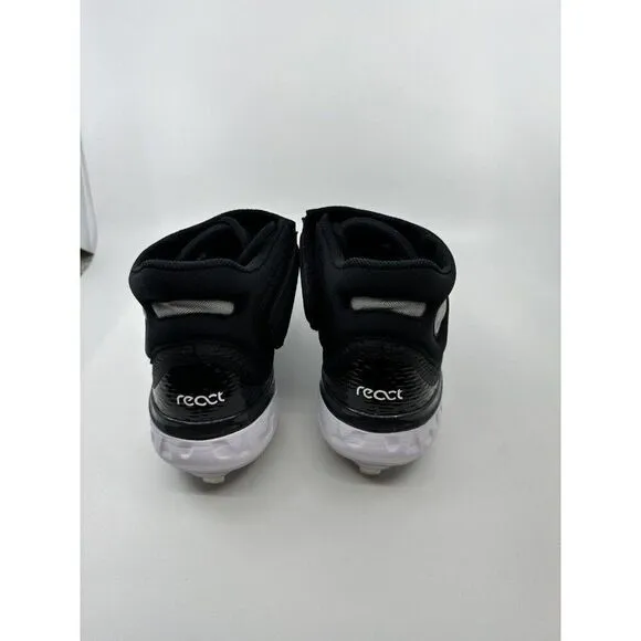 Nike Alpha Huarache Elite 4 Mid Baseball Cleats Black DJ6520-011 Men’s Size 12