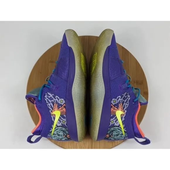 Nike Basketball Shoes Size 8.5 Mentality Mens PG‎ 2 Purple Mamba Sneakers