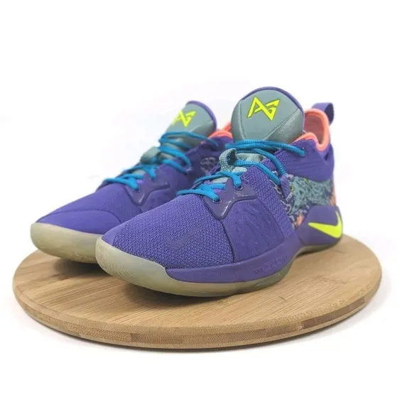 Nike Basketball Shoes Size 8.5 Mentality Mens PG‎ 2 Purple Mamba Sneakers