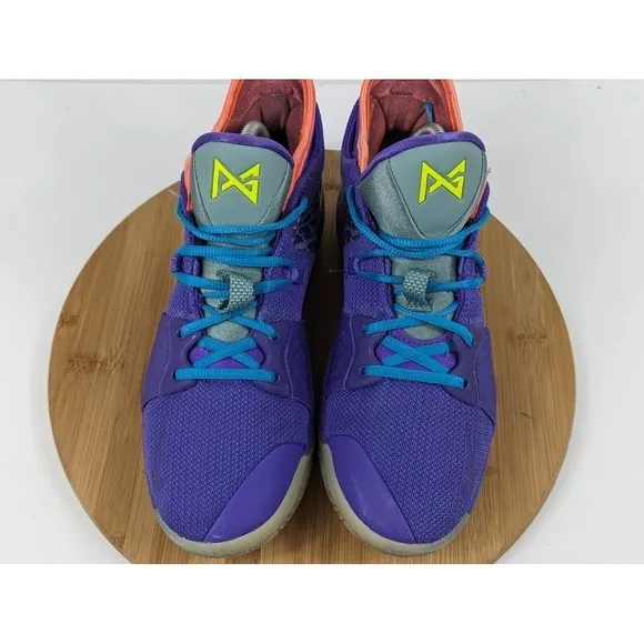 Nike Basketball Shoes Size 8.5 Mentality Mens PG‎ 2 Purple Mamba Sneakers
