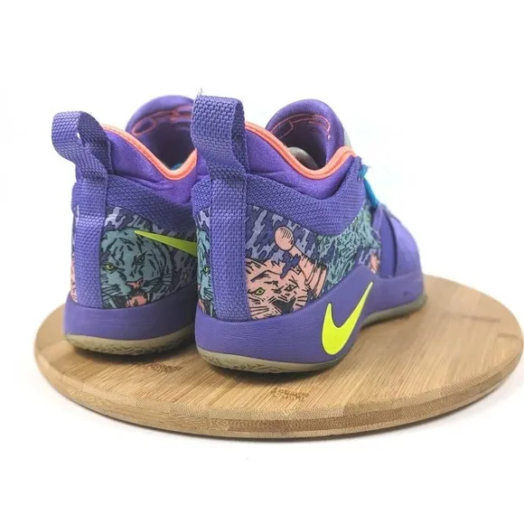Nike Basketball Shoes Size 8.5 Mentality Mens PG‎ 2 Purple Mamba Sneakers