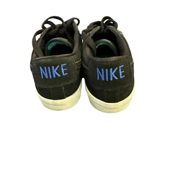 Nike | Blazer Low N7 Suede Black Citron Pulse Sneakers Shoes | M 6 W 8