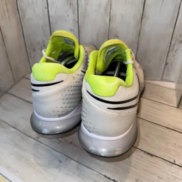 Nike Court Air Zoom Vapor Cage 4 Tennis Shoe White Volt CD0424-100 Men's Size 14