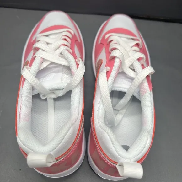 Nike Court Borough Hot Pink Coral Stardust Swoosh 845104-101 Women Size 8.5 NEW