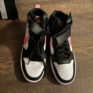 Nike Court Borough Mid 2 &quot;Black&quot; Grade School Girl’s Shoes