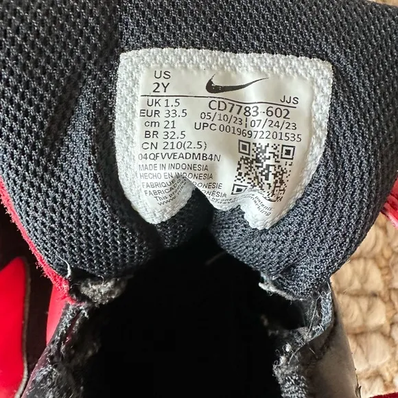 Nike Court Borough Mid 2 Little Kids' Shoes size 2Y
