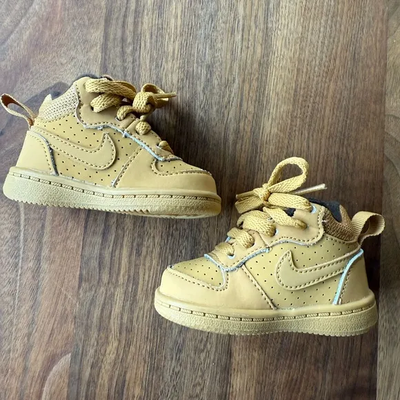 Nike Court Borough Mid Infant Toddler Sneakers Shoes Size 2 Baby