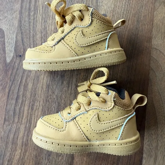 Nike Court Borough Mid Infant Toddler Sneakers Shoes Size 2 Baby