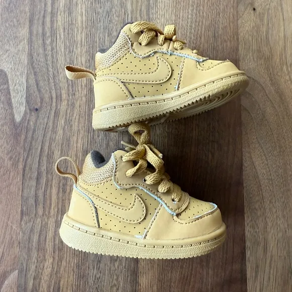 Nike Court Borough Mid Infant Toddler Sneakers Shoes Size 2 Baby