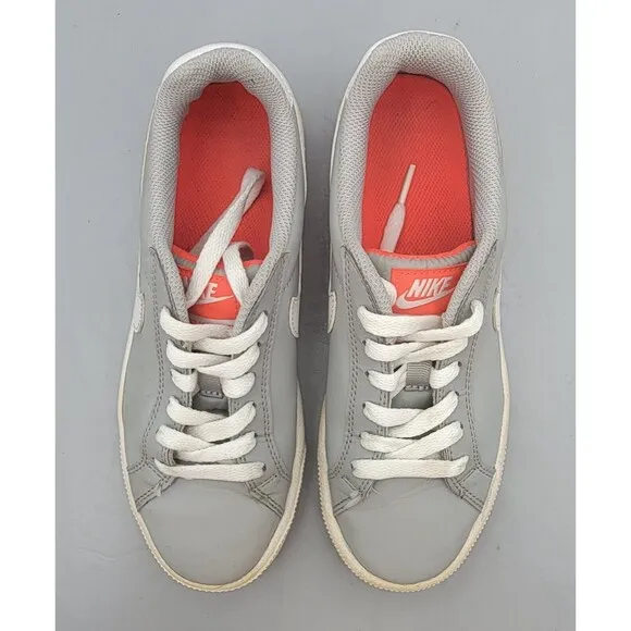 Nike Court Majestic Grey White Court Athletic Shoe Sneaker Women's Size 6